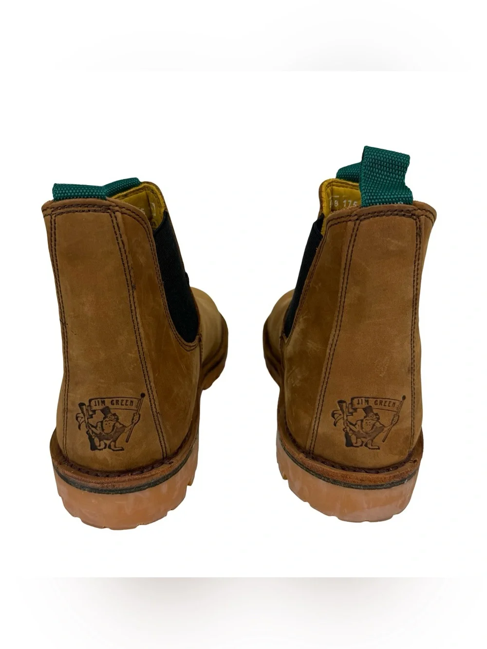 Jim Green Stockman Chelsea Boot Fudge Leather Men’s US 12 Pull On